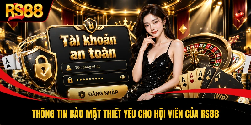 Thông tin bảo mật thiết yếu cho hội viên của RS88